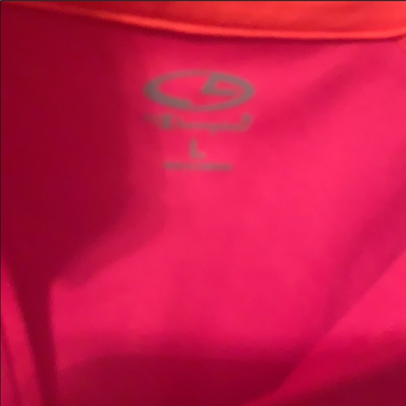 CHAMPION Girls Pink DUO DRY Pullover sweater Top L - Picture 3 of 9